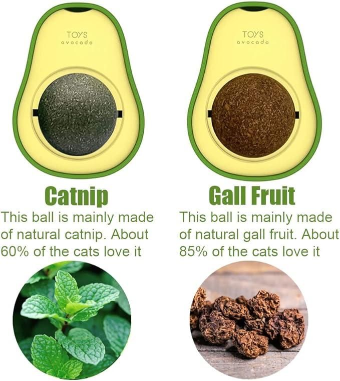 Catnip Minty Avocado Ball Toy